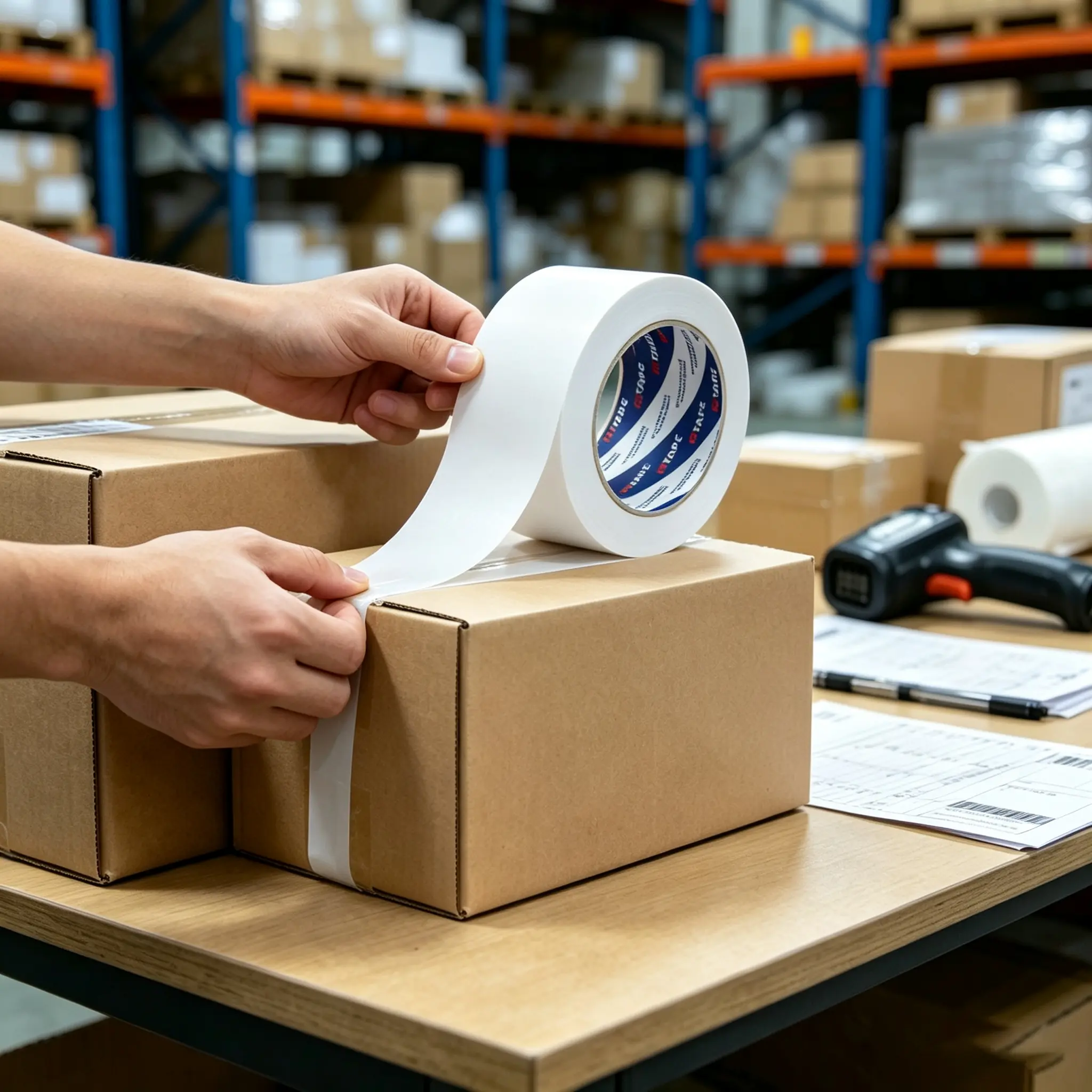 17 .GreenFlat Tape for Carton Sealing.webp